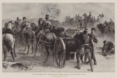 Den græsk-tyrkiske krig, prins Nicholas af Grækenland under beskydning i slaget ved Mati af William Heysham Overend