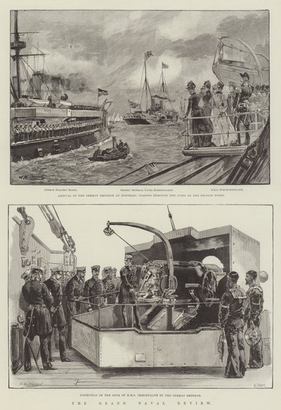The Grand Naval Review af William Heysham Overend
