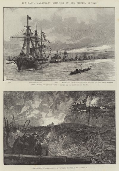 Søværnets manøvrer af William Heysham Overend