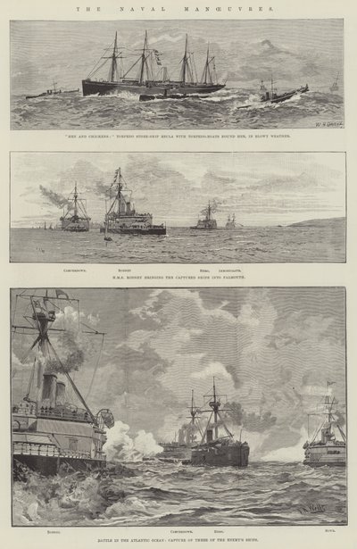 Søværnets manøvrer af William Heysham Overend