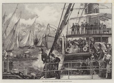 Prinsen af Wales starter Jubilee Yacht-Race af William Heysham Overend
