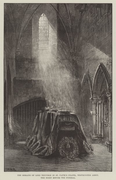 The Remains of Lord Tennyson i St Faith