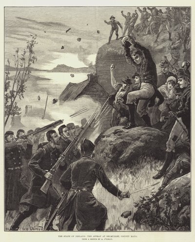 Staten i Irland, Affray ved Belmullet, County Mayo af William Heysham Overend