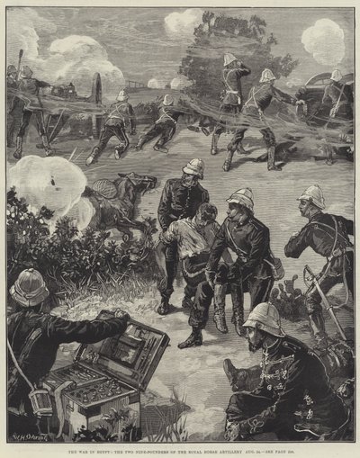 Krigen i Egypten, de to ni-punds af Royal Horse Artillery, 24. august af William Heysham Overend