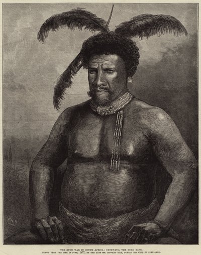 Zulu-krigen i Sydafrika, Cetewayo, Zulu-kongen af William Heysham Overend