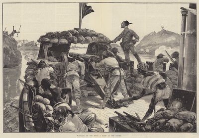 Krig på Nilen, et streg mod fjenden af William Heysham Overend