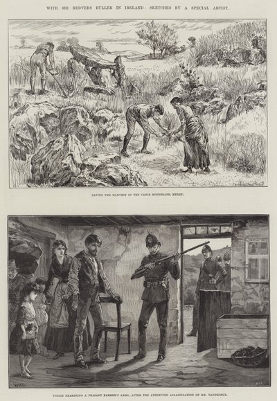 Med Sir Redvers Buller i Irland af William Heysham Overend