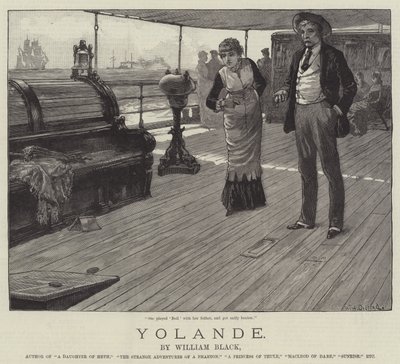 Yolande, af William Black af William Heysham Overend
