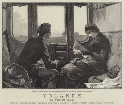 Yolande, af William Black af William Heysham Overend