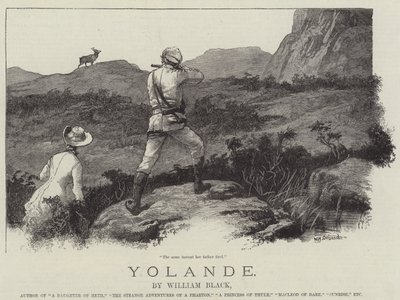 Yolande, af William Black af William Heysham Overend