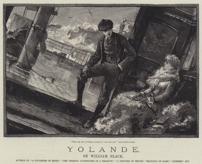 Yolande, af William Black af William Heysham Overend