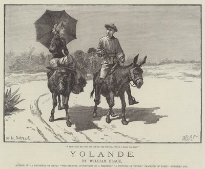 Yolande, af William Black af William Heysham Overend