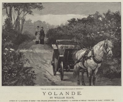 Yolande, af William Black af William Heysham Overend