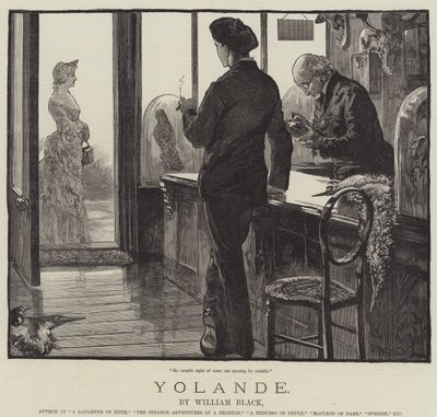 Yolande, af William Black af William Heysham Overend