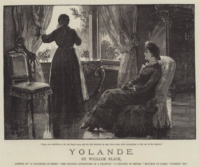 Yolande, af William Black af William Heysham Overend