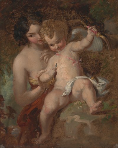 Amor bevæbnet af William Hilton