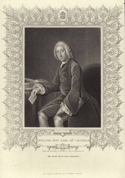 Portræt af William Pitt den Ældre af William Hoare