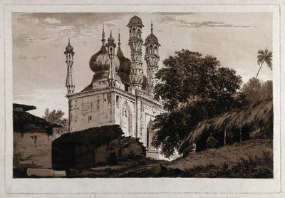 En moské ved Gazipoor( af William Hodges