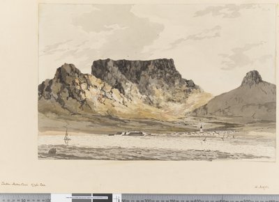Side 10 Taffelbjerget, Cape Town af William Hodges