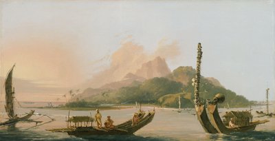 Tahiti: Retning sydøst 1773 af William Hodges