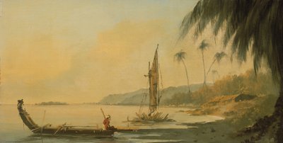 Udsigt fra Point Venus, øen Otaheite (Tahiti) af William Hodges