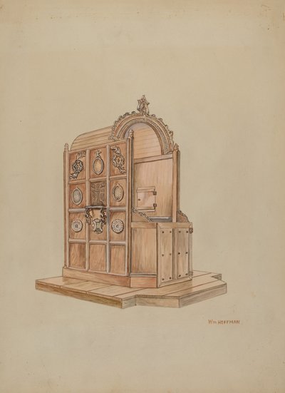 skriftestol af William Hoffman
