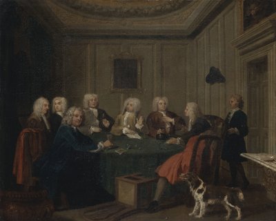 En klub af herrer af William Hogarth