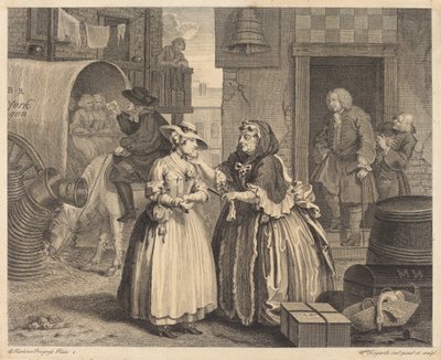 En skøges fremskridt: pl.1 af William Hogarth