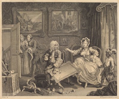 En skøges vej: pl. 2 af William Hogarth