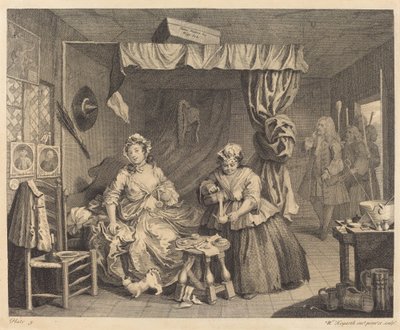 En skøges fremskridt: pl.3 af William Hogarth