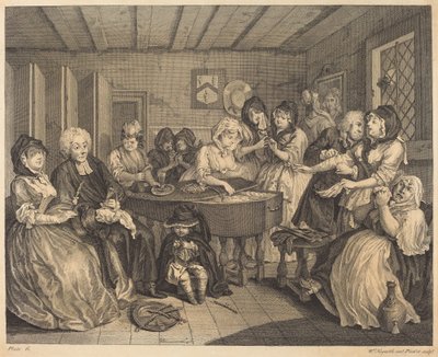 En skøges fremskridt: pl.6 af William Hogarth