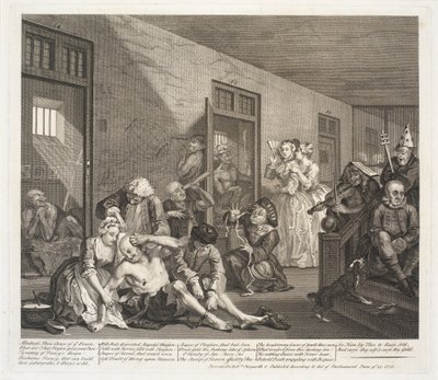 En Rakes Fremgang af William Hogarth