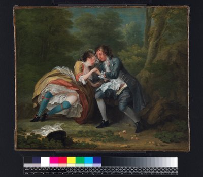 Efter, ca. 1730-31 (olie på lærred) af William Hogarth
