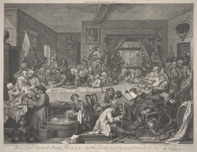 En valgunderholdning af William Hogarth