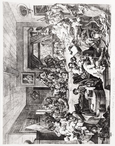 An Election Entertainment, Plate I, 24. februar af William Hogarth