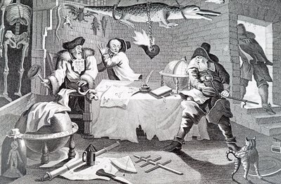 En okkult scene af William Hogarth
