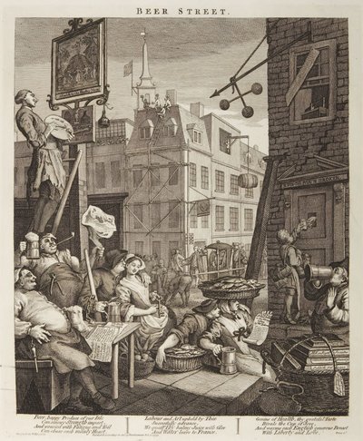 Ølgaden af William Hogarth