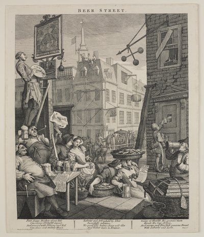 Ølgade af William Hogarth