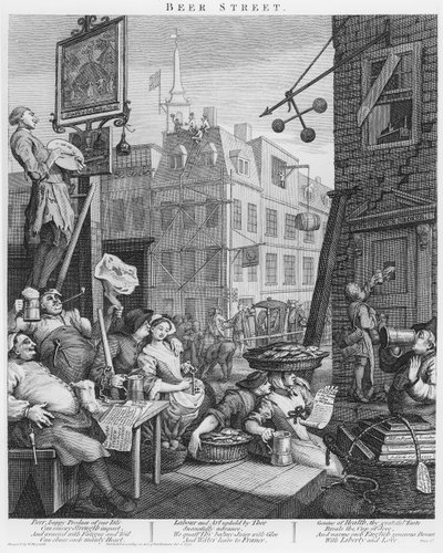Ølgade af William Hogarth