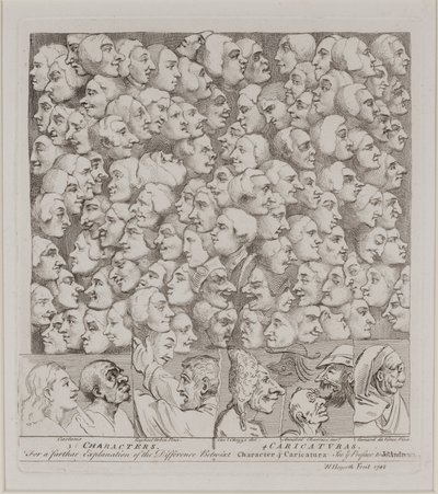 Karakterer og karikaturer af William Hogarth
