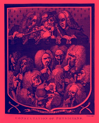 Consultation of Physicians af William Hogarth af William Hogarth