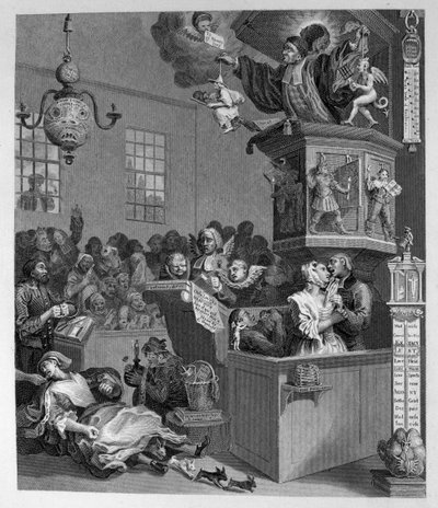 Troværdighed, overtro og fanatisme af William Hogarth