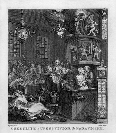 godtroenhed, overtro og fanatisme af William Hogarth af William Hogarth