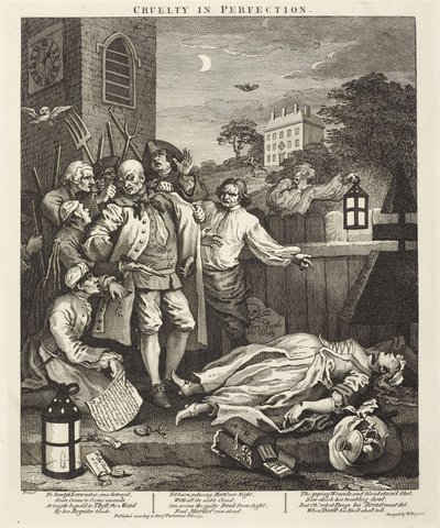 Grusomhed i perfektion af William Hogarth