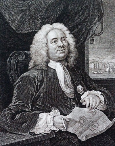 Daniel Lock, arkitekt og kunstner af William Hogarth