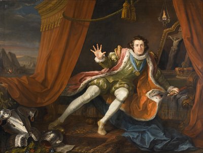 David Garrick som Richard III af William Hogarth