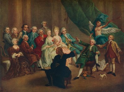 David Garrick i det grønne rum, 1700-tallet af William Hogarth