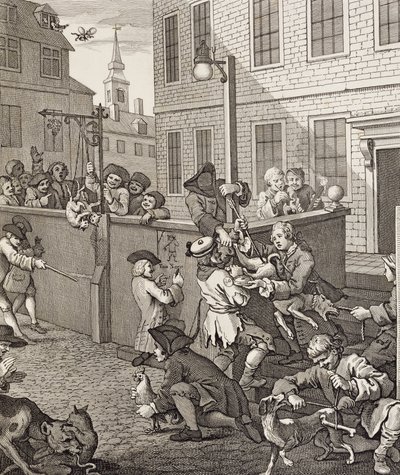 Første fase af grusomhed af William Hogarth