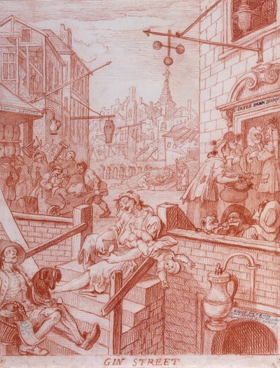 Gin-gaden af William Hogarth