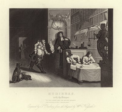 Hudibras af Samuel Butler af William Hogarth
